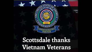 Scottsdale Honors Vietnam Veterans at event on March 29, 2024.