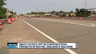 30 road construction projects to begin in metro Detroit today