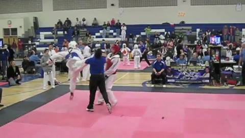 "Taekwondo Referee Gets Kicked in the Face"