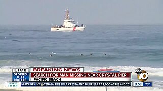 Lifeguards search for man missing after overnight swim in Pacific Beach