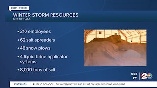 City of Tulsa prepares for winter storm