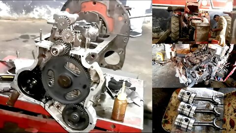 Fiat Tractor Full Engine Rebuild | Tractor Engine Repairing | Engine Rebuild