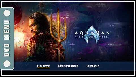 Aquaman and the Lost Kingdom - DVD Menu