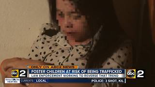 Foster care children at risk for sex-trafficking recruitment