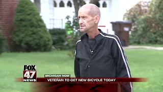 Community steps up after bicycle stolen from disabled Mid-Michigan veteran