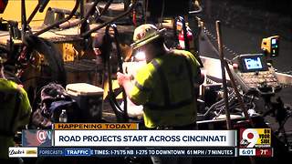 Road projects start across the city
