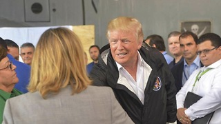 Trump Finally Meets San Juan Mayor Who's Criticized He And Wife Melania