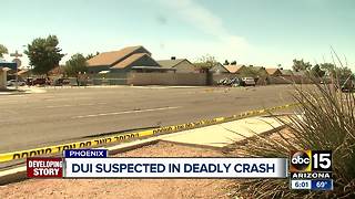 Man killed in west Phoenix crash