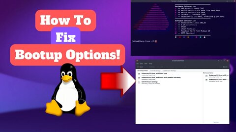 How to Fix Bootup Options/Grub Config - Linux | Grub Customizer