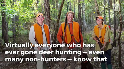 Hunter Spots Deer in Woods, But Notices “Scarf” That Saves Deer’s Life