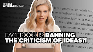Facebook is banning the criticism of ideas?!