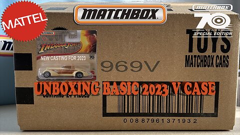 UNBOXING 2023 MATCHBOX BASICS V CASE