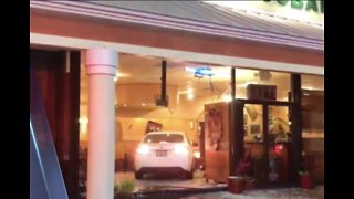 Woman drives car into Port St. Lucie restaurant