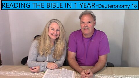 Reading the Bible in 1 Year - Deuteronomy Chapter 18 - Offerings for Priests an Levites