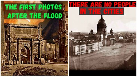 Why are there no people in the cities in the photos of the 19th century | There was a cataclysm?!