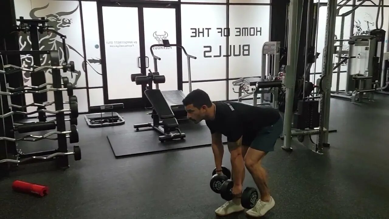 B Stance Dumbbell RDL s Romanian Deadlifts