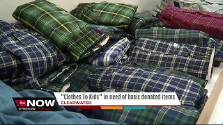 'Clothes To Kids' in need of basic donated items