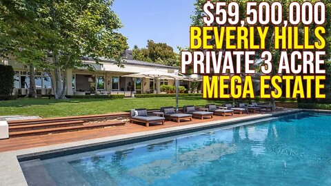 inSide $59,500,000 Beverly Hills Private 3 Acre Mega Mansion Estate