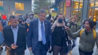 Climate Protesters Harass Sen Manchin