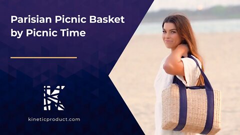 Parisian Picnic Basket by Picnic Time