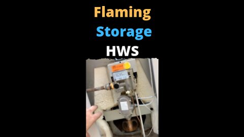 Flaming Storage Hot Water System. You Need to See This