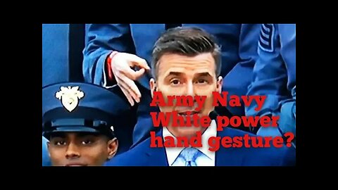 YouTube 2019. Army Navy White Power Hand gesture?