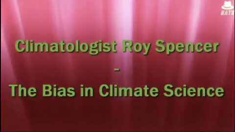 Climatologist Dr. Roy Spencer