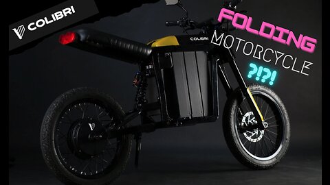 Colibri M22 Folding Electric Motorcycle - Is this a game changer?