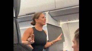 Woman Seeing Fake Man on Plane Appears to be Act of Banking Cartel Syndicate Proxy Terrorism