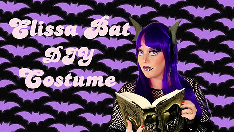 Elissa Bat , Monster High doll DIY costume and Make up tutorial. This is Cal O'Ween!