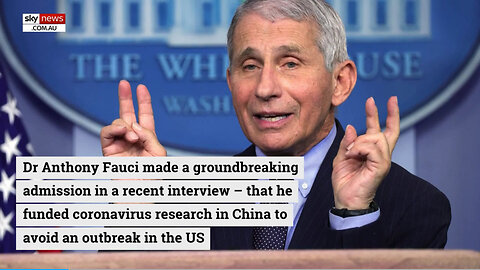 Fauci funded ‘bat-human interface’ research in China to avoid an outbreak in the US