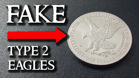 Fake Type 2 Silver Eagles - Do They Have the Security Feature?