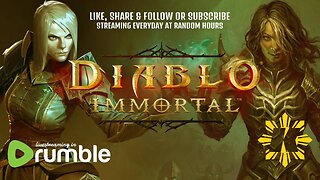 ▶️ WATCH » DIABLO IMMORTAL » LEVEL 31 TO 35 » A SHORT STREAM [6/3/23]