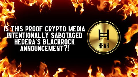 Did Crypto Media INTENTIONALLY SABOTAGE Hedera's BlackRock Announcement?!