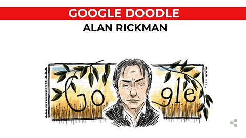 Alan Rickman celebrated in Google Doodle marking 36th anniversary of major role