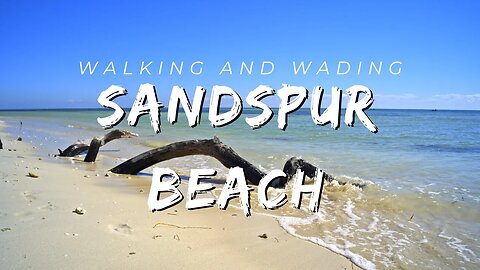 Walking along Sandspur Beach in the Florida Keys _Surround Sound