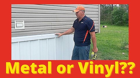 How to Change Vinyl to Metal Skirting for a Mobile Home or Building