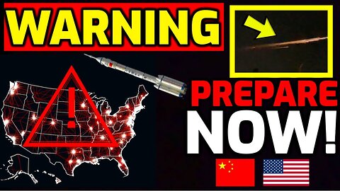Chinese Rocket Just EXPLODED OVER USA - PREPARE NOW!!