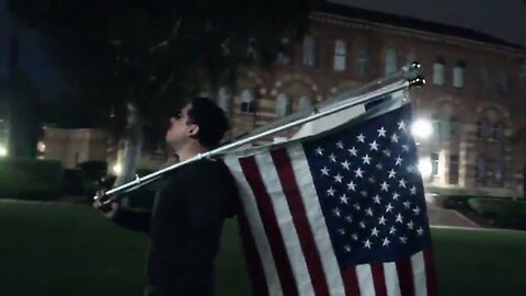 'The Flag Guy' Gives Pro-Hamas UCLA Encampment A Hilarious Wake-Up Call … At 4:30 AM