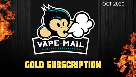 VAPE MAIL OCTOBER 2020 GOLD SUBSCRIPTION PACK