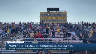 Charles Page High School honors victims of crash in first 2022 home football game