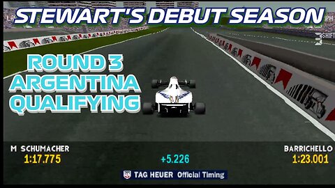 Stewart's Debut Season | Round 3: Argentine Grand Prix Qualifying | Formula 1 '97 (PS1)