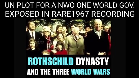 Rare 1967 Recording: UN Plot for a NWO One World Government Dictatorship Exposed Myron Fagan