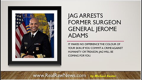 JAG Arrests Former Surgeon General Jerome Adams 1.4.22