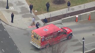 Ammonia leak reported at Little Caesars Arena