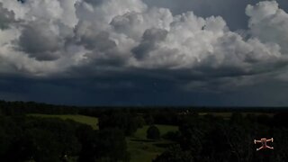 Storm Cell over Cell Tower Timelapse