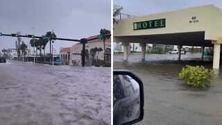 Hurricane Ian storm surge in Naples, Florida
