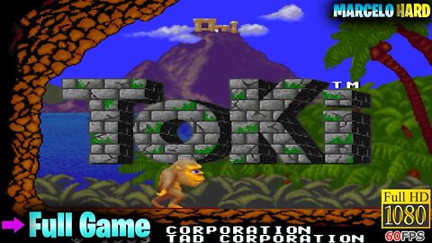 Toki - Arcade (Full Game Walkthrough)