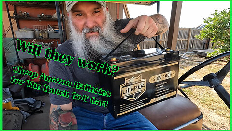 How to Install Lithium Iron Phosphate batteries 90s Club Car Golf Cart PUPVWMHB