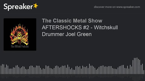 AFTERSHOCKS #2 - Witchskull Drummer Joel Green